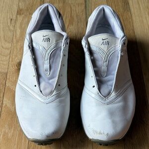 Nike Air Women’s White Leather Golf Shoes